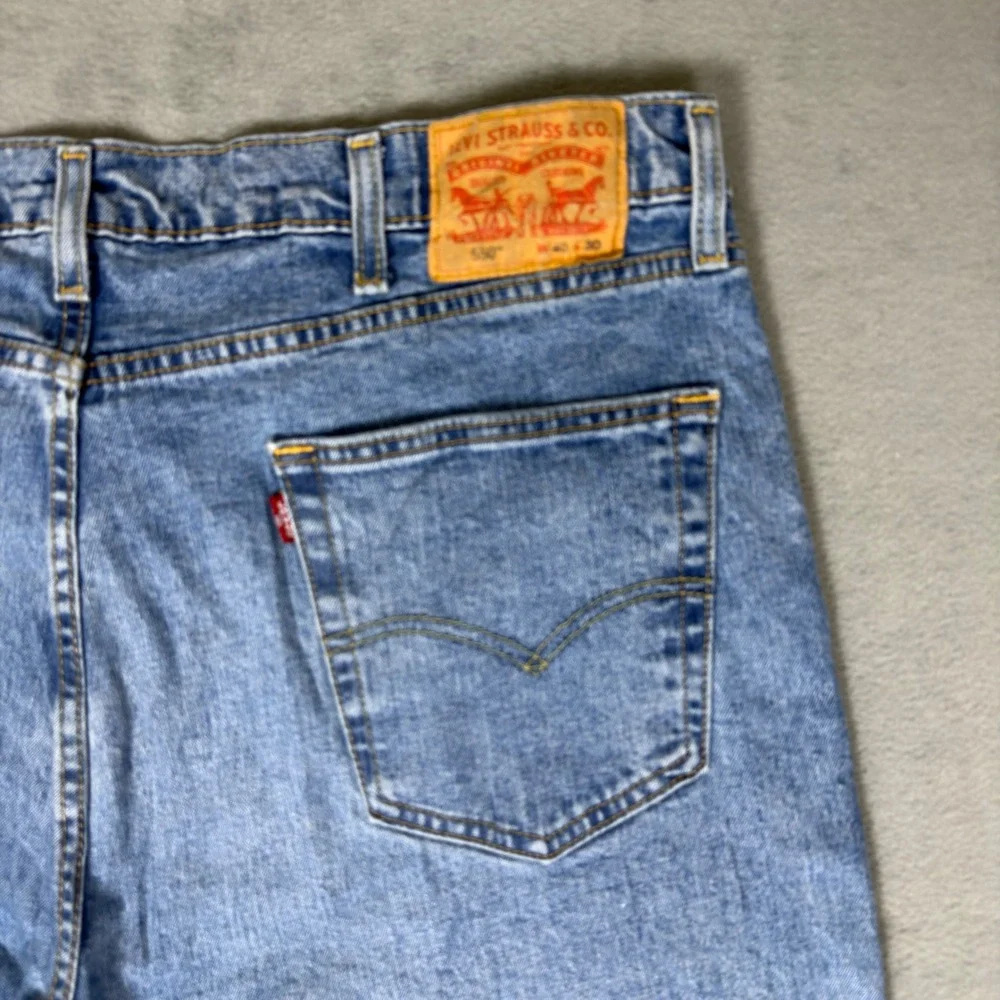 Levi's‎ 550 Relaxed Fit Jeans Tapered Leg Blue Denim Medium Wash 40x30
